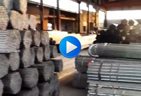 大棚骨架生產(chǎn)車間