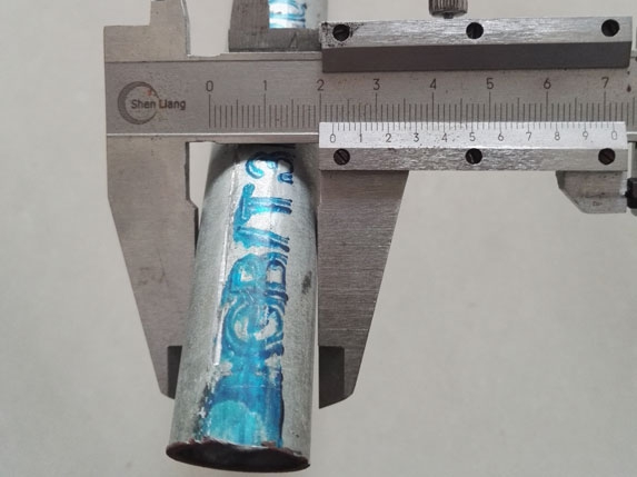 5分熱鍍鋅大棚管實際尺寸圖片