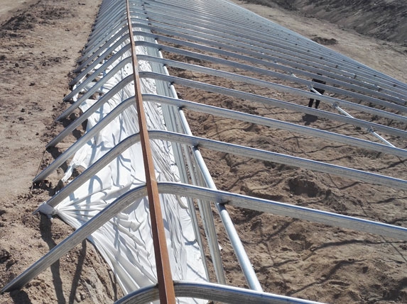 橢圓管大棚后墻高:3.5米 橢圓管大棚后墻高:3.5米