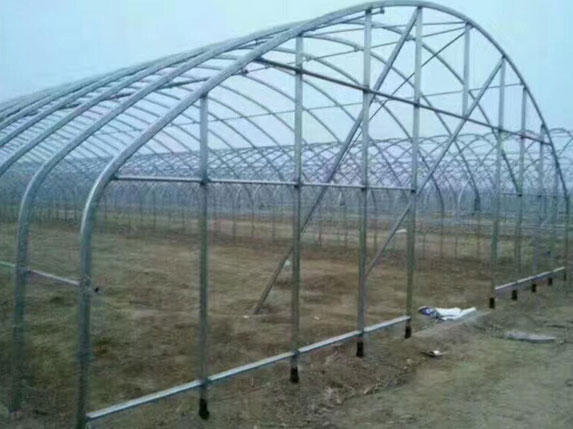 橢圓管大棚棚頭圖片 橢圓管大棚棚頭圖片