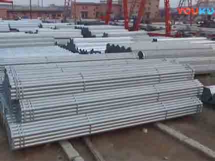 熱浸鋅大棚管現(xiàn)貨航拍視頻